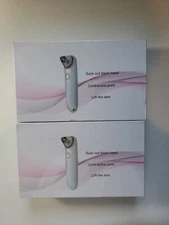 Lot of 2 Comedo Beauty Suction Device for Skin Care Acne Blemish Treatment