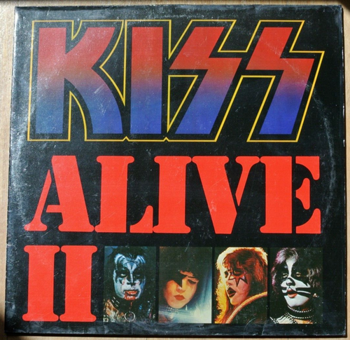 KISS Alive II 2-LP Original 1997 German Pressing EX- No Barcode