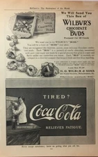 1907  Coca Cola McClure Mag Ads -Fountain Clerk  Pouring Coke -6X9 1/2- Free Shp
