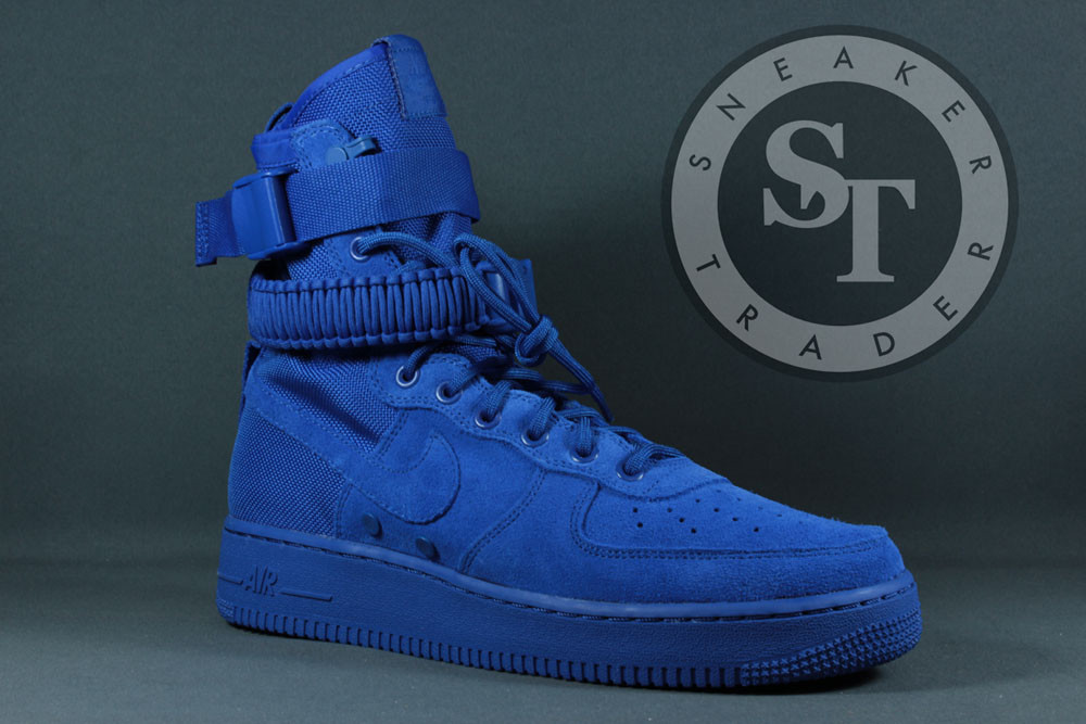 NIKE SF AF1 AIR FORCE 1 864024-401 BLUE SUEDE GAME ROYAL DS SIZE: 11 NIKE SF AF1 AIR FORCE 1 864024-401 BLUE SUEDE GAME ROYAL DS SIZE: 11