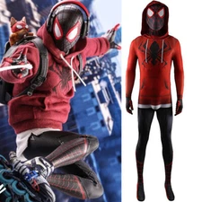 Spider-Man Miles Morales Jumpsuit Carnival Bodysuit Halloween Cosplay Costume