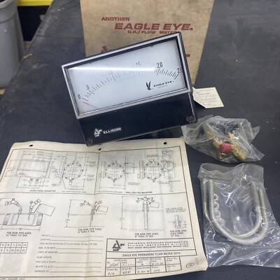 #ad ELLISON Eagle Eye 77B Differential Pressure Flow Indicator 0 1000scfh Dover NOS $50.00
