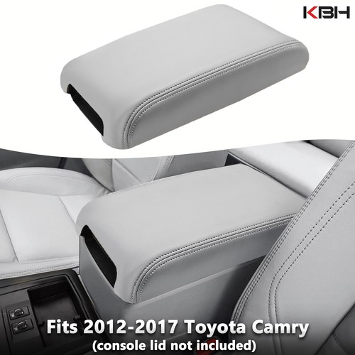 Fits 2012-2017 Toyota Camry Leather Center Console Lid Armrest - Foto 5