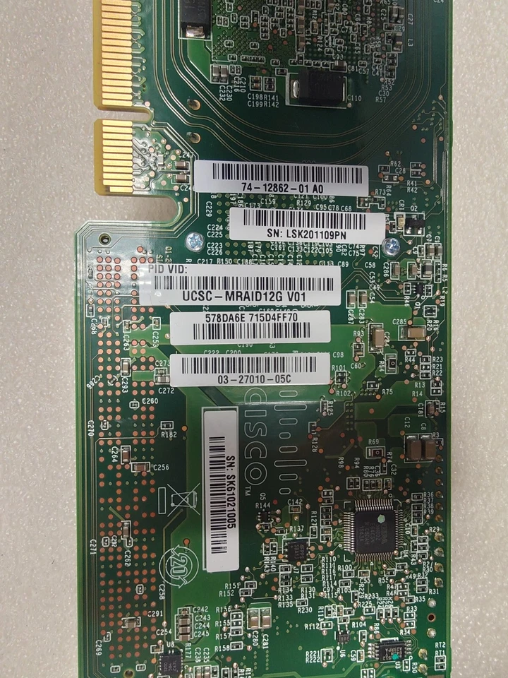 Cisco UCSC-MRAID12G-1GB 12Gb/s SAS RAID Controller 74-12862-01 - Image 2 of 4