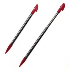 Extendable Pencil For Nintendo 3DS XL Metal Plastic Stylus Console Red
