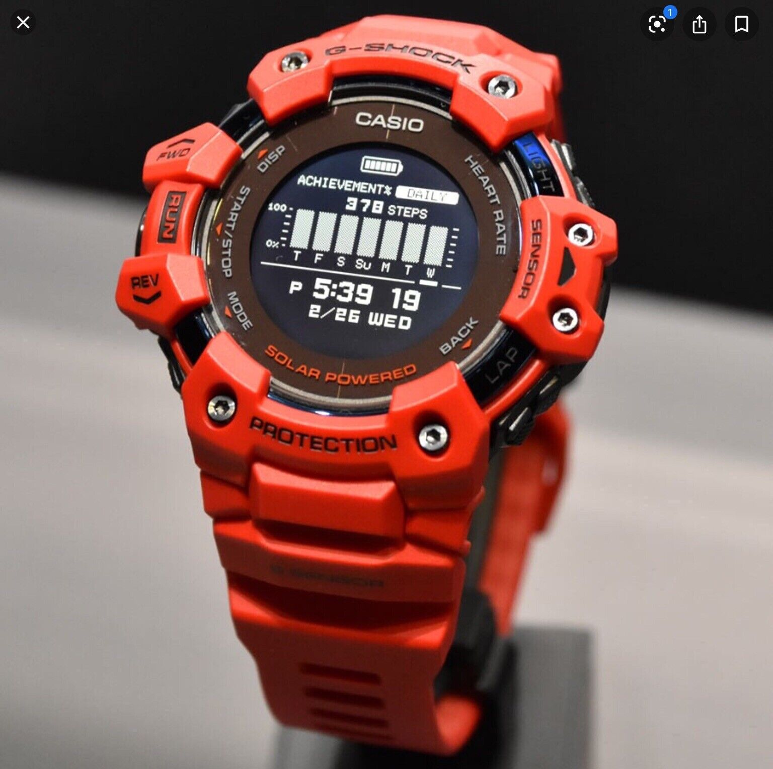 CASIO - G-SHOCK メンズ G-SQUAD GBD-H1000-4JR の+solo-truck.eu