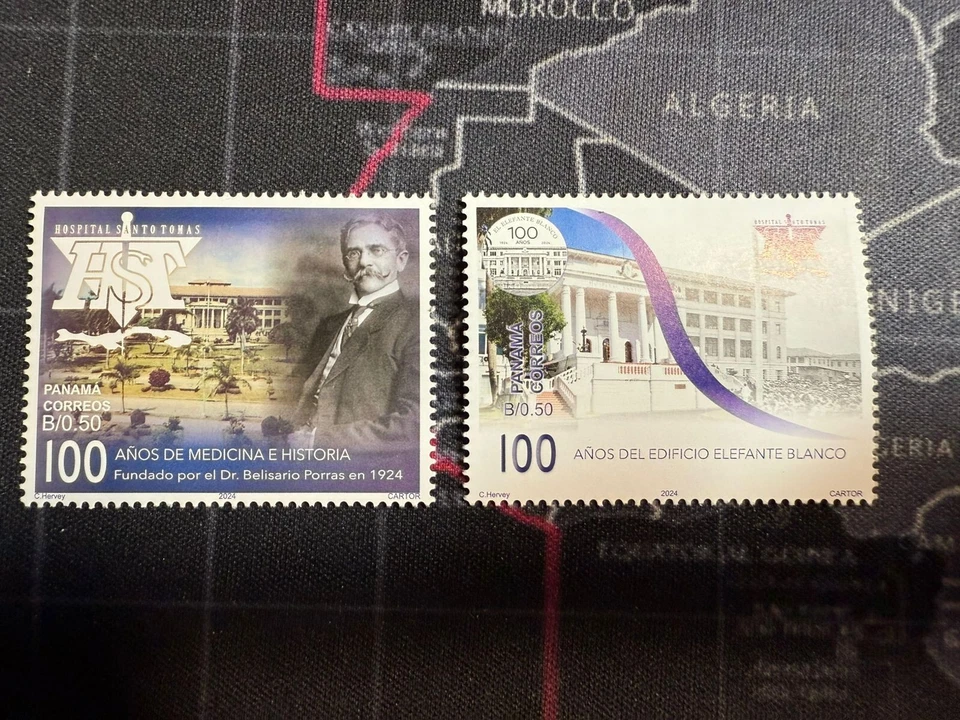 NOVOS SELOS DO PANAMÁ FEITOS EM 2024, LANÇADOS EM 2025. 7 selos e uma folha de lembrança, sem marca de charneira - Imagem 4 de 4
