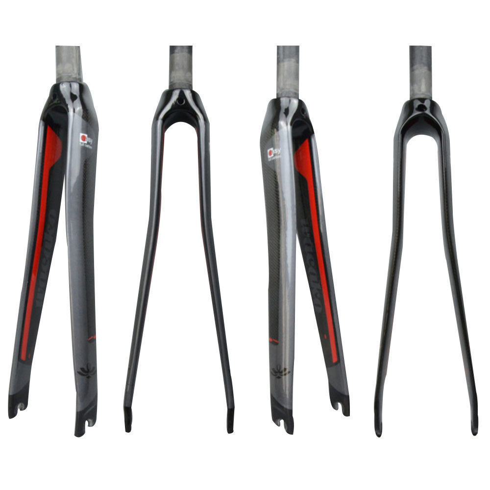 Forcella Bici Strada In Fibra Di Carbonio 3K 700C: Rigida, Leggera E Reattiva (1 1/8")!
