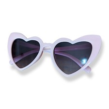 New model heart shaped kids sunglasses by Canadian brand BlinkRite - Pink