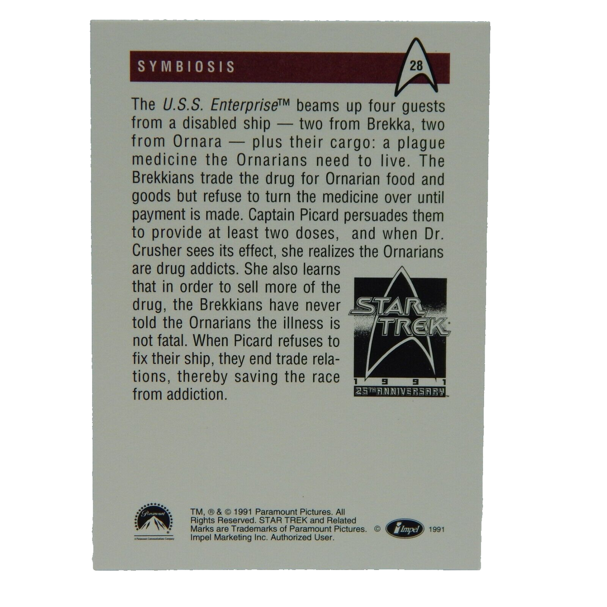 STAR TREK THE NEXT GENERATION T'JON | eBay