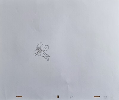 WARNER BROS Animationskunst Cel Produktion Zeichnung Tom & Jerry MOUSE #101