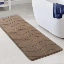 Memory Foam Bath Mat Extra Long Bath Mats for Bathroom Non Slip Bathroom Runn...
