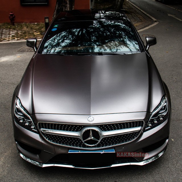 Grey Chameleon Laser Satin Brushed Chrome Pearl Metal Car Vinyl Wrap