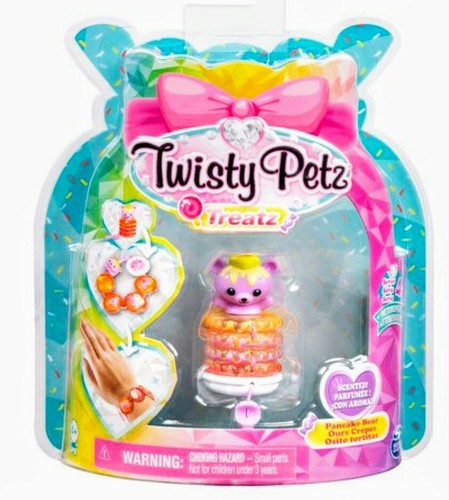 Twisty Petz Treatz Pancake Bear Scented Bracelet Jewelry Series 4 New - 第 1/1 張圖片