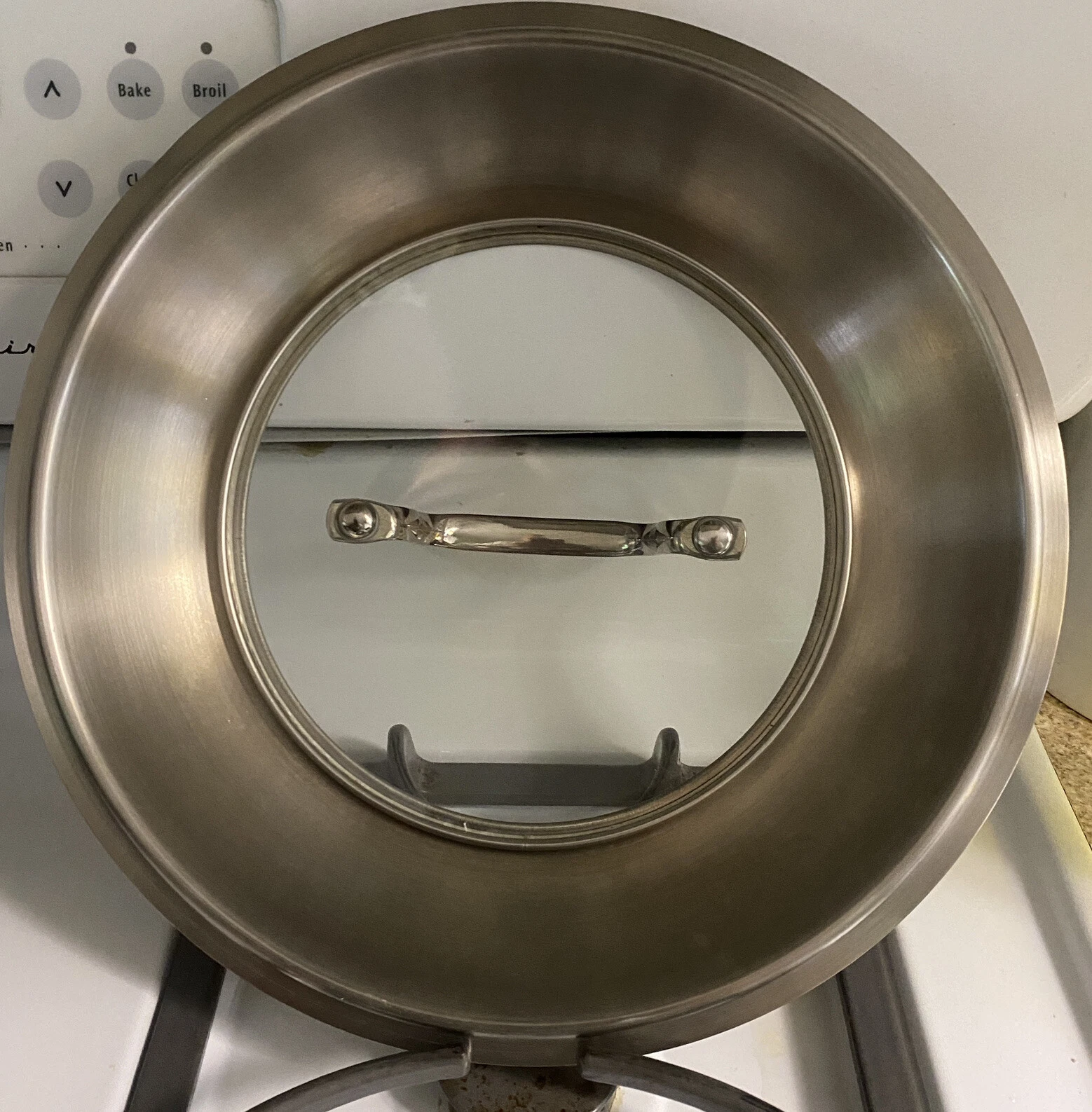 LlD ONLY Nuwave 11” Duralon 3 Ceramic Non Stick Grill Pan 32024 BL