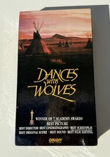 Dances With Wolves VHS Movie Kevin Costner 1990 Western Drama Orion NEW SEALED