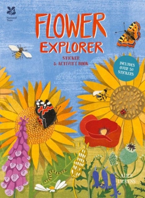 Flower Explorer Sticker & Activity Book by Alice Lickens (Paperback Book)