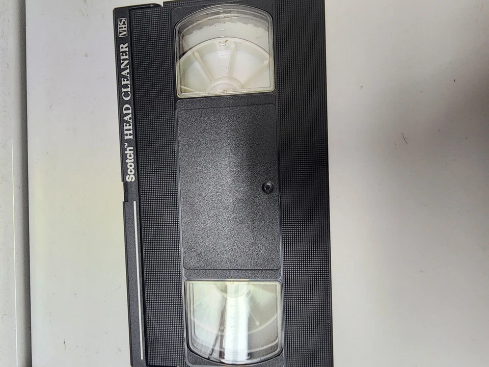 Scotch Head Limpieza Video Cassette Tecnología 3M VCR Limpiador VHS Usado Foto 3 de 4