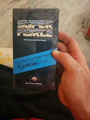 Super Force (1990 Screener VHS) 90s Ken Olandt - Sealed - Action Adventure 