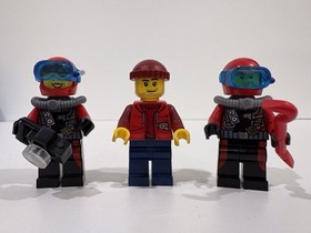 LEGO CITY: Deep Sea Submarine (60092) - Missing 2 Stickers & Red Flippers