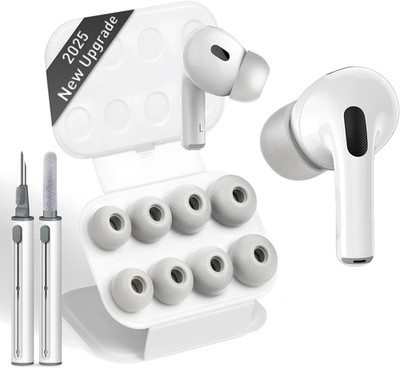 Memory Foam Ear Tips for Airpods Pro 1St & 2Nd Gen, No Silicone Eartips Pain, Be