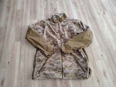 USMC Peckham Polartec Desert Marpat Digital Fleece Jacket Medium Long