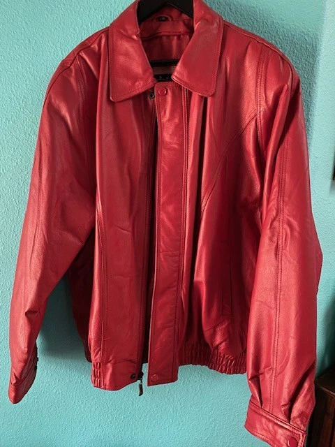 USA Leather Red Coats, Jackets & Vests for Men for Sale | Shop New