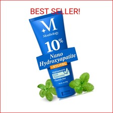 Mouthology 10 Nano Hydroxyapatite Toothpaste Fluoride Free , Whitening , 4oz