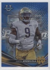 2022-23 Bowman U Blue Refractor 120/150 Justin Ademilola #30 10w8