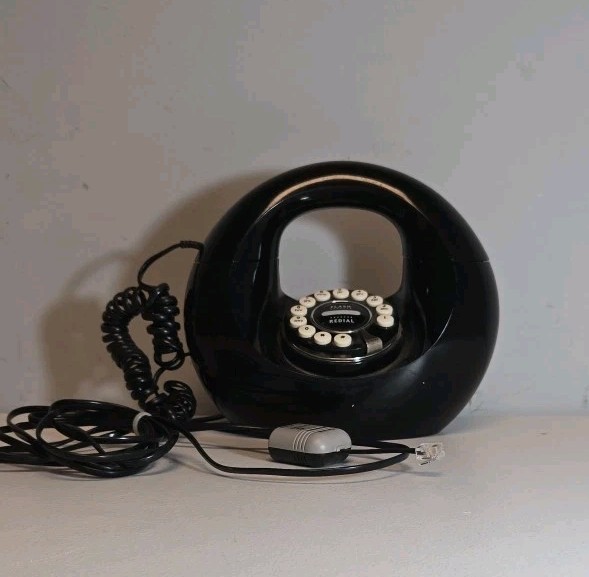 Vintage Handbag Phone In Black