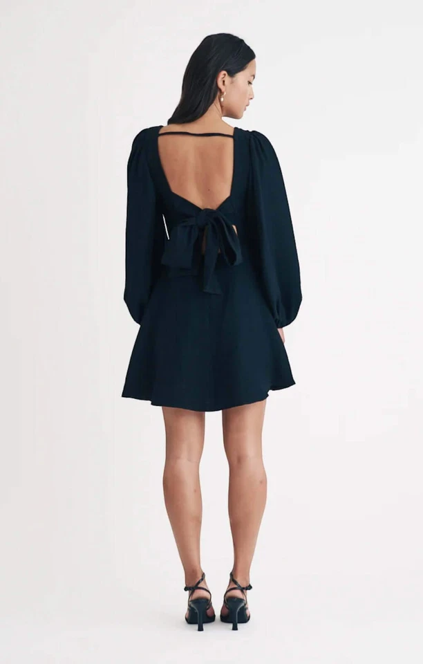 Mini vestido negro Nobody's Child para mujer PVP 99 £ Foto 3 de 4