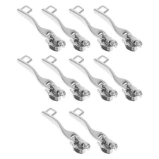  5 Pairs Alloy Zipper Pulls Fasteners for Bags Backpack Replacement Puller