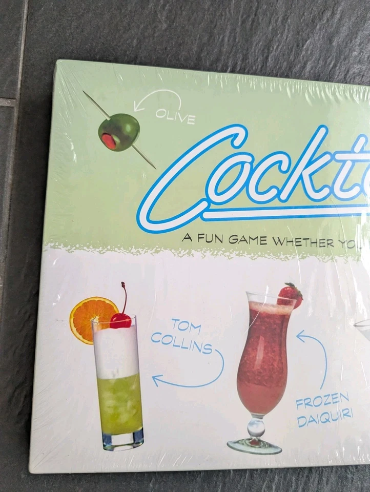 Cocktailopoly Board Game Made In USA Vintage Brand New Factory Sealed  - Image 4 of 4