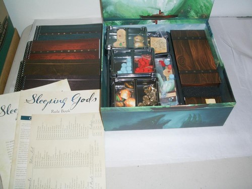 Sleeping Gods-Cooperative Fantasy Campaign Board Game Red Raven MINT - Picture 2 of 6