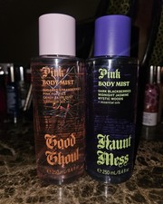 Victoria's Secret PINK Good Ghoul Haunt Mess Mist Spray 8.4oz Lot Of 2 New Fall