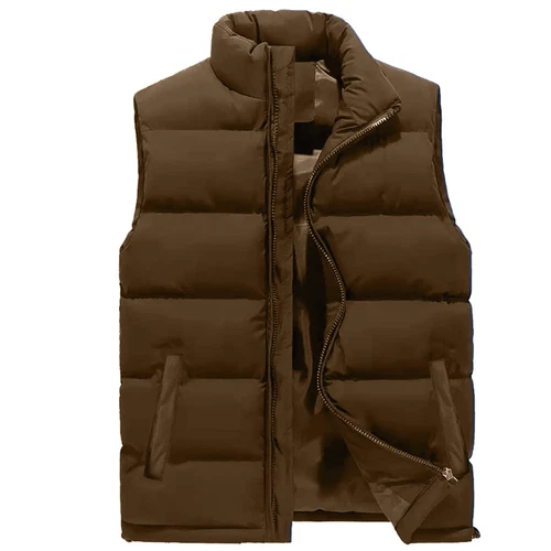 Men’s Waterproof Puffer Bomber Jacket – Casual Autumn Lightweight Polyester Coat image 6