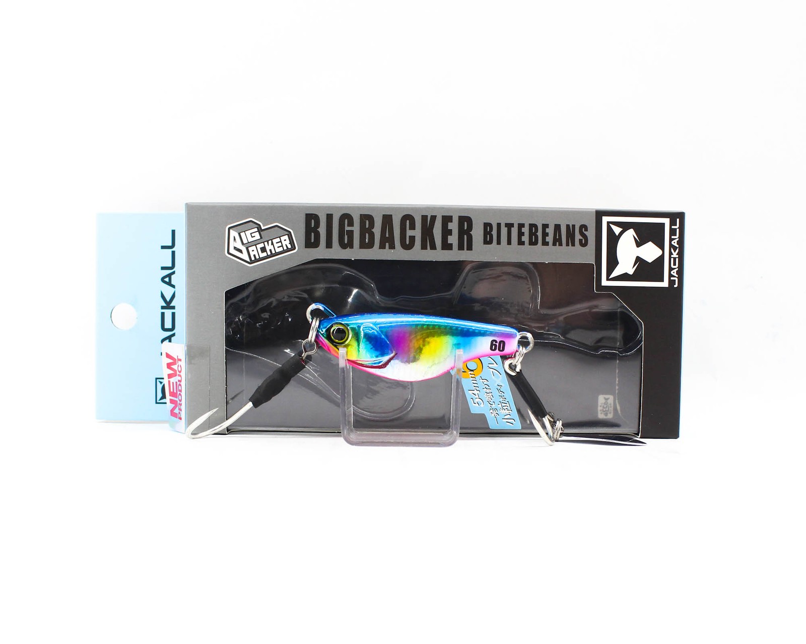 Jackall Metal Jig Big Backer Bite Beans 60 gram Blue Pink Candy (4183)