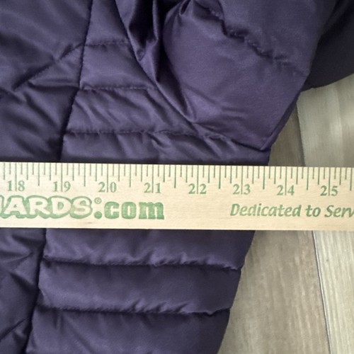 Lands' End Thermo Fleece gefütterter Primaloft Mantel Gr. L Fellbesatz gesteppt SAUBER! - Bild 10 von 12