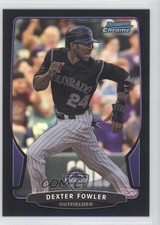 2013 Bowman Chrome Black Refractor 7/15 Dexter Fowler #104 4gr