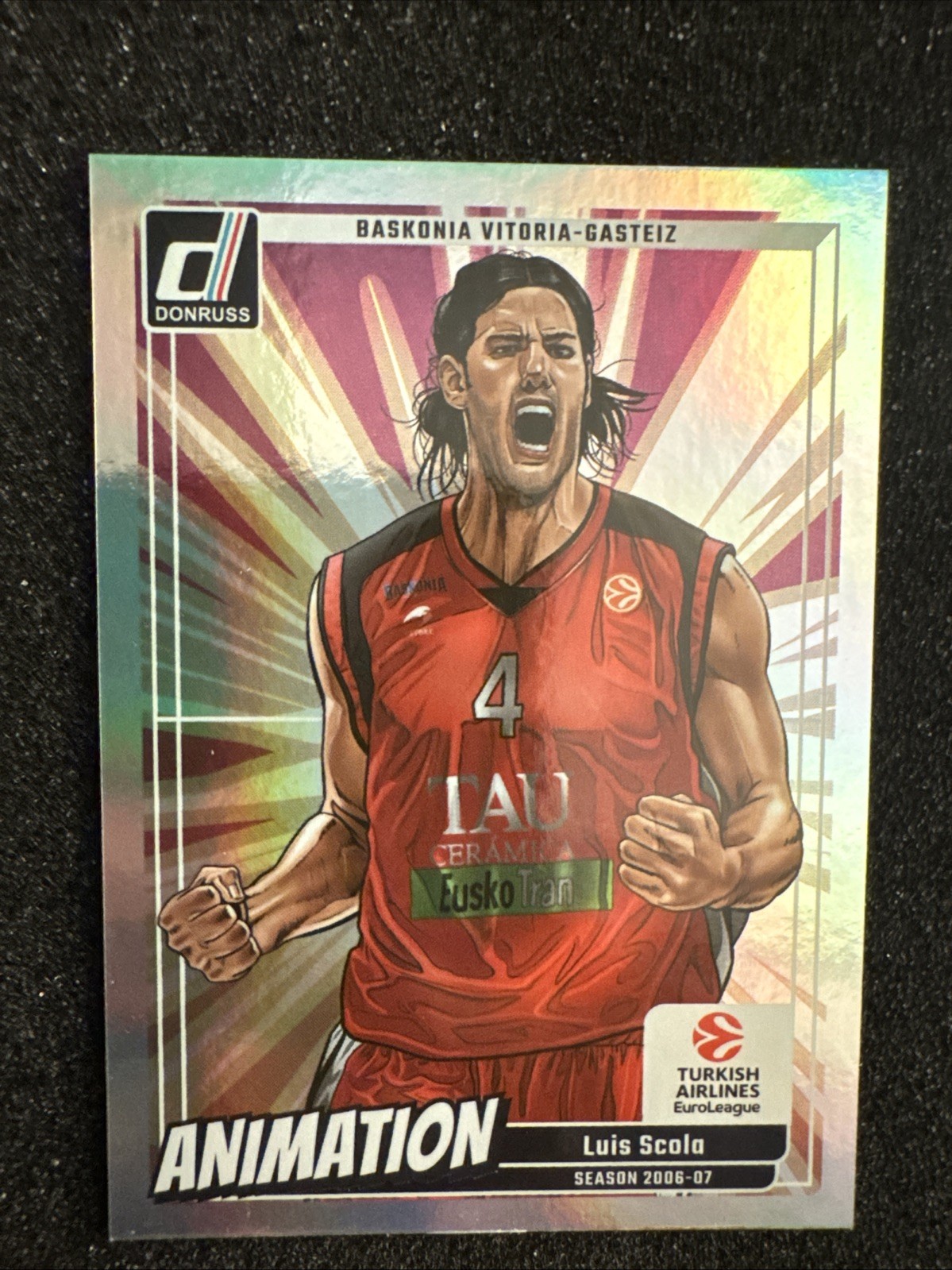 2024/25 Donruss Basketball Euroleague Animation LUIS SCOLA CASE HIT SSP #5