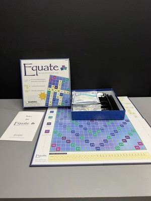 Equate - The Equation Thinking Game Board Game Fun Math  8-adult