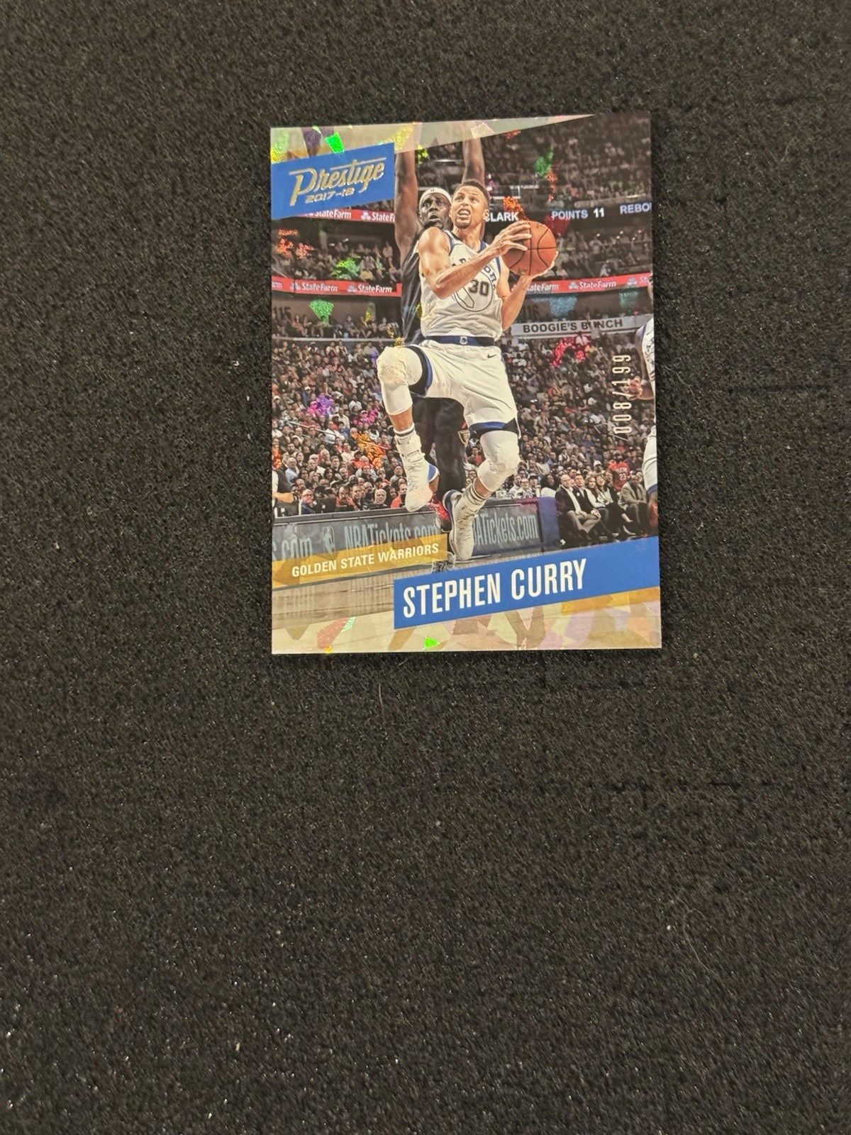 2017-18 Panini Prestige Crystal #141 Stephen Curry SP /199 Warriors