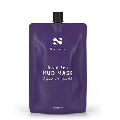Salviv Dead Sea Mud Mask Infused with Stem Cells Luxury Facial Detox Care