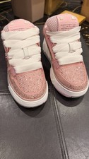 AMIRI MA-1 Unisex Kids Pink/White Rhinestone ...