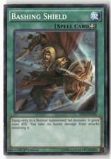 #BP03-EN186 - Bashing Shield (Shatterfoil) - 1st Ed WB1 Spc Lightly played