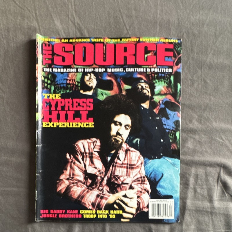 The Source Magazine July 1993 Issue #20 - Cypress Hill Cover (Hip-Hop, EN)