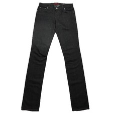 Vintage Blue Cult Women's Skinny Black Jeans Sz W28/L35 Y2K Made In USA.