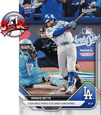 Mookie Betts 2025 MLB TOPPS NOW 915 World Series Game Winning Single Presale