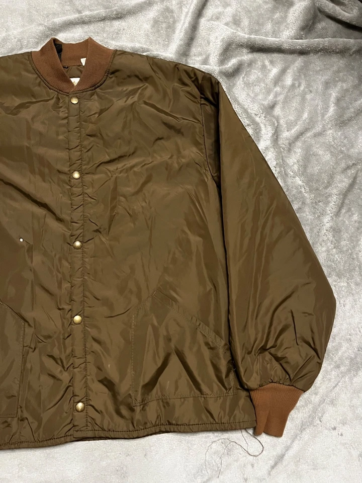 Винтажная коричневая легкая охотничья куртка Cabela's на пуговицах мужская размер XL высокая - Изображение 2 из 4