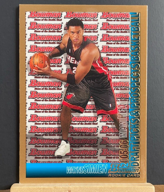 Wayne Simien RC 2005-06 Bowman Gold #115 Miami Heat